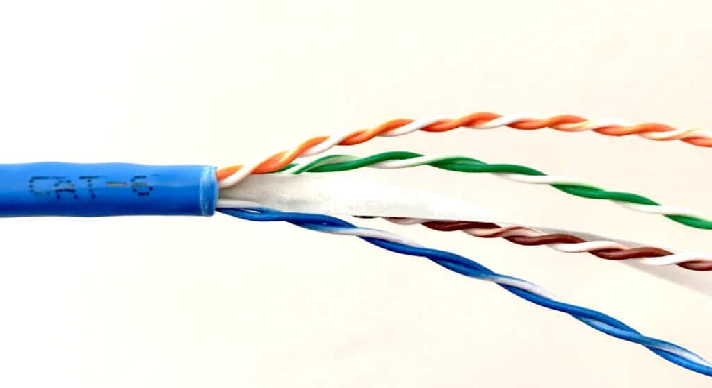 picture of a category 6 cable